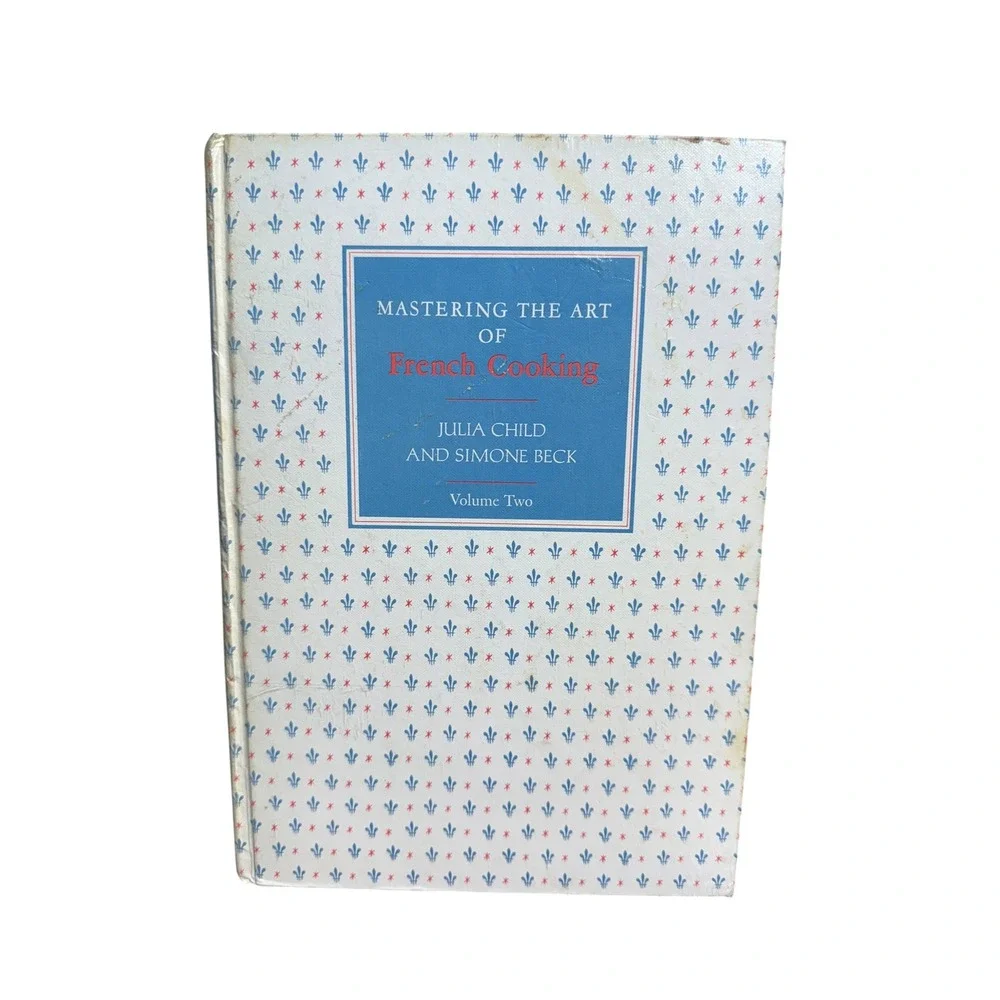 Julia Child Mastering the Art of French Cooking Vintage 2 Vol Book Set 1971 1973